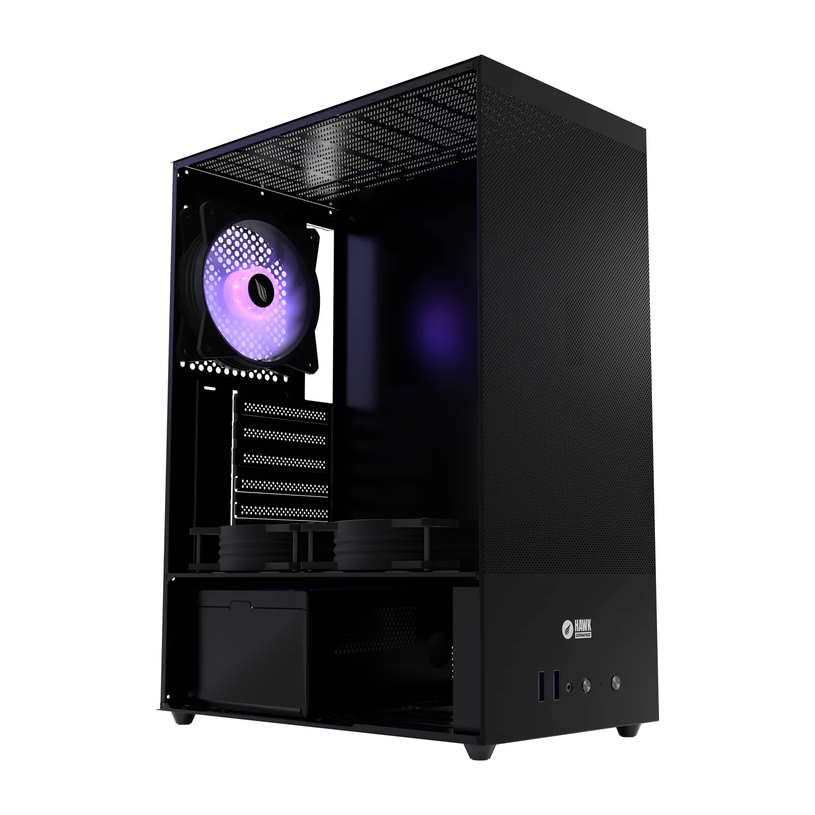 HC310 600W RGB Mesh Micro ATX Mini Tower Siyah 1