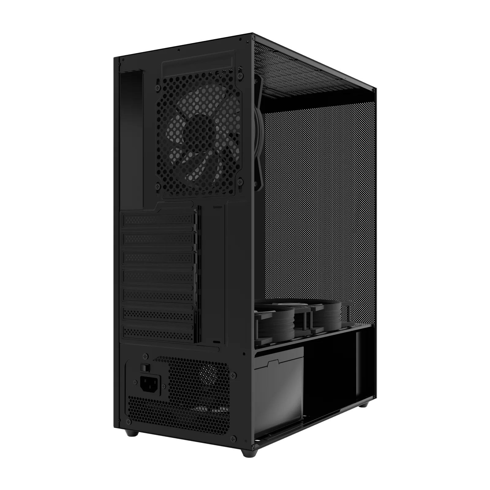HC310 600W RGB Mesh Micro ATX Mini Tower Siyah 5