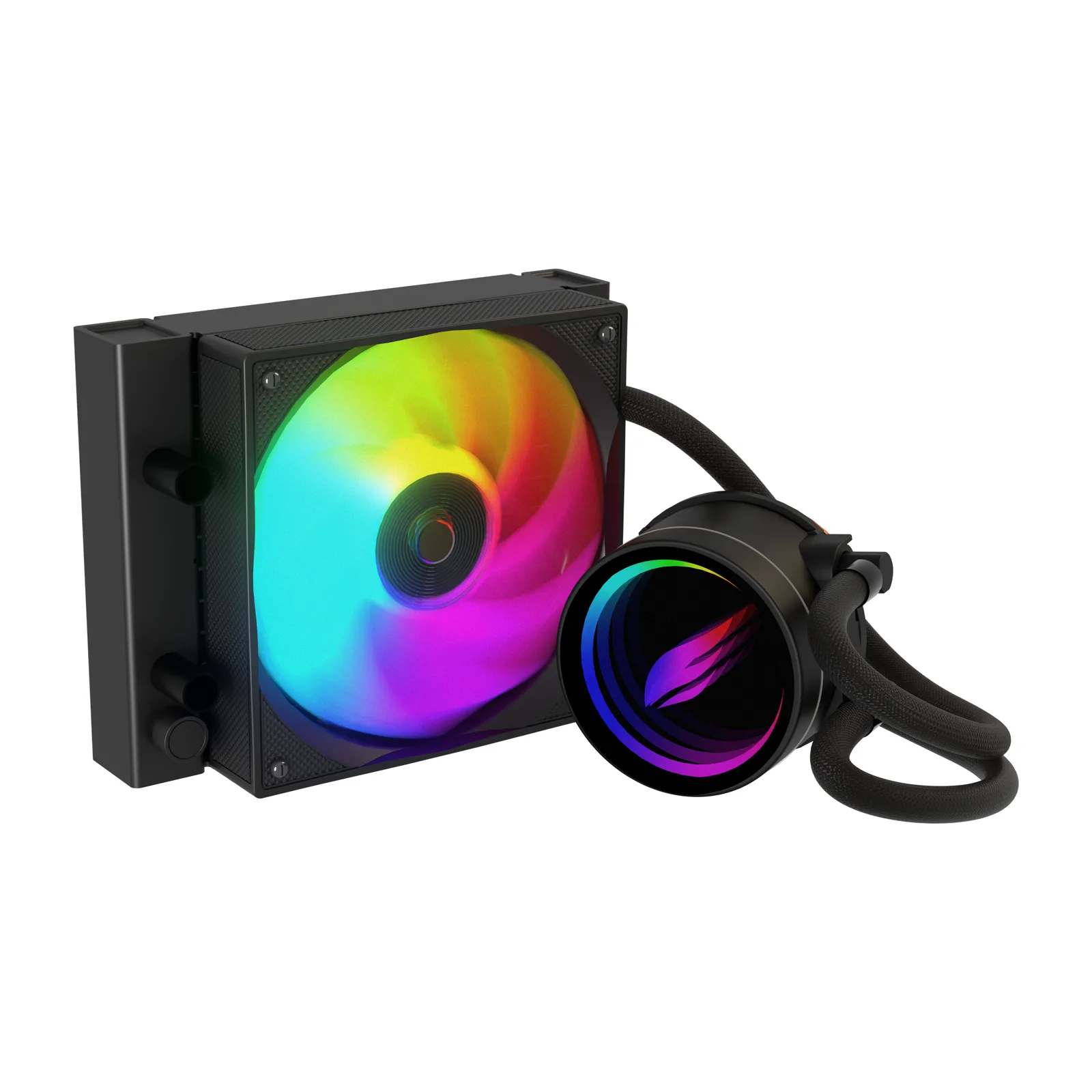 HL120 Frostbite 120mm ARGB AM5 ve LGA1700 Uyumlu Siyah Sıvı Soğutucu 5